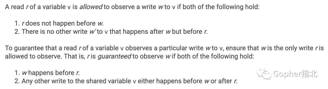 白话Go内存模型&Happen-Before