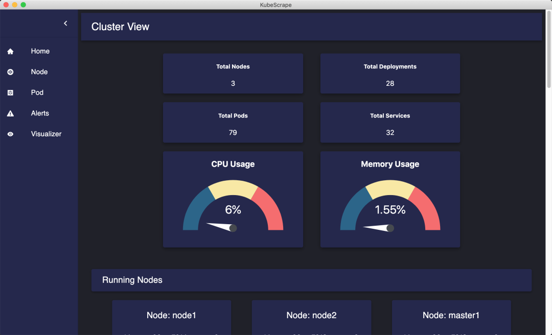 Kubernetes 开源桌面监控工具 - KubeScrape