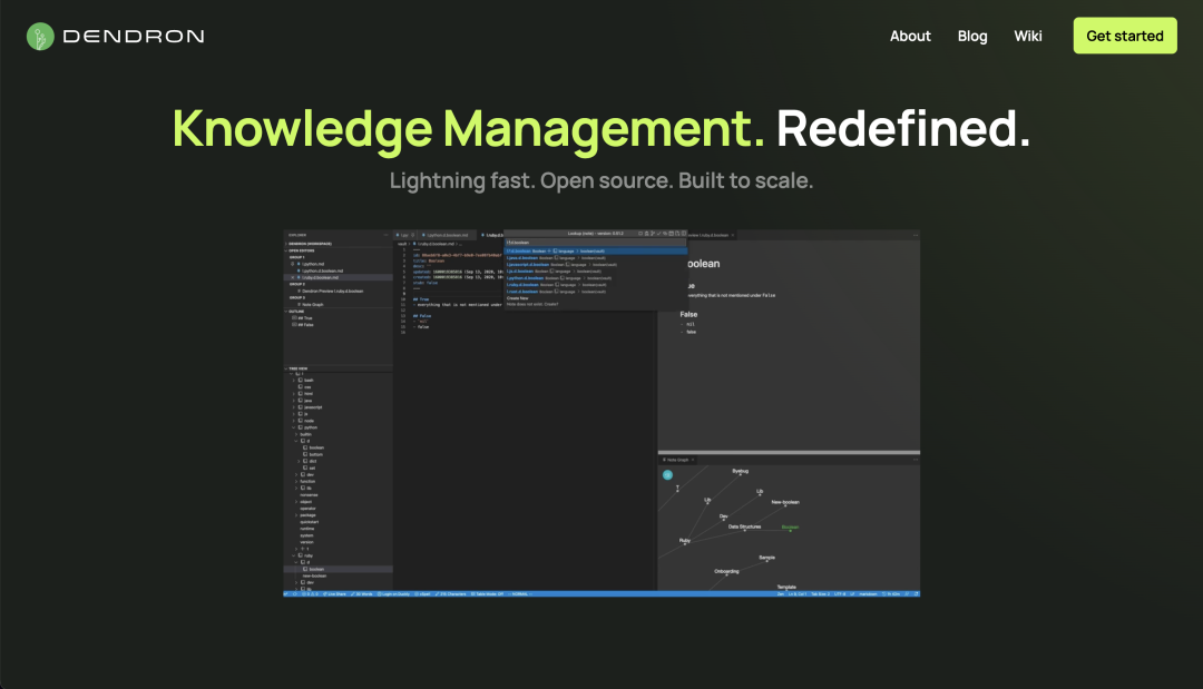 专为开发人员构建的个人知识管理工具 - Dendron