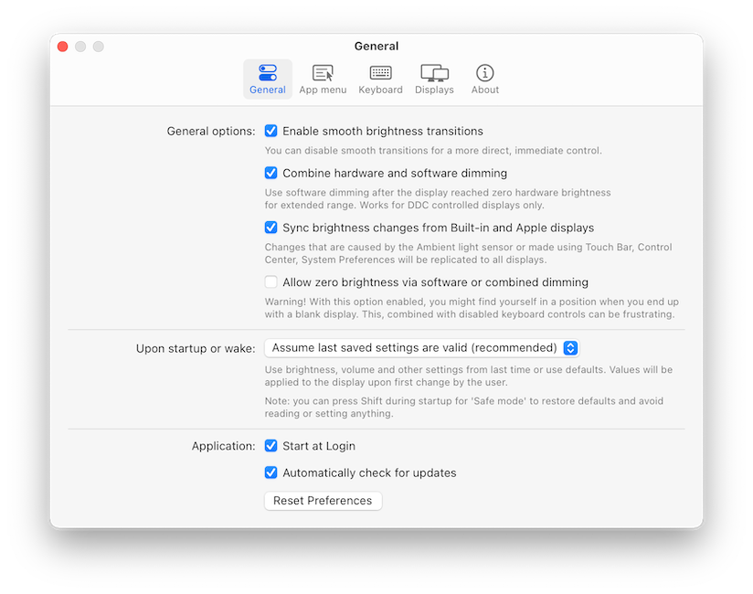 一款开源的 macOS 外接显示器必备工具