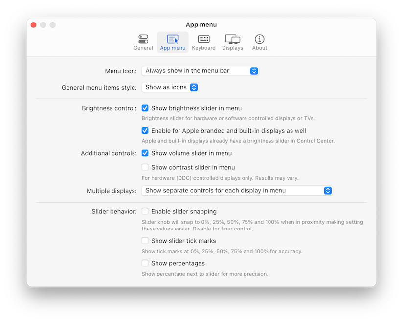 一款开源的 macOS 外接显示器必备工具