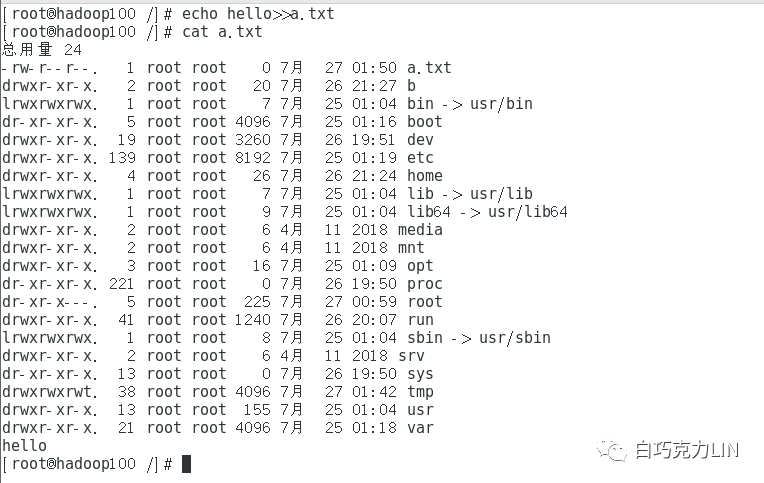 Linux系统命令——文件与文件目录管理