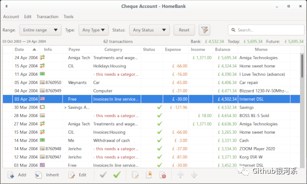 居家财务管理神器：HomeBank，免费开源的个人财务管理软件