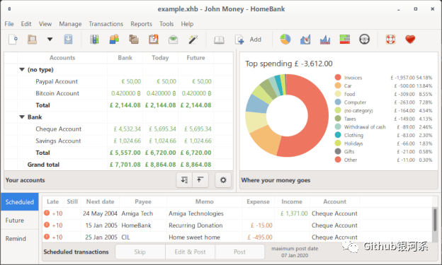 居家财务管理神器：HomeBank，免费开源的个人财务管理软件