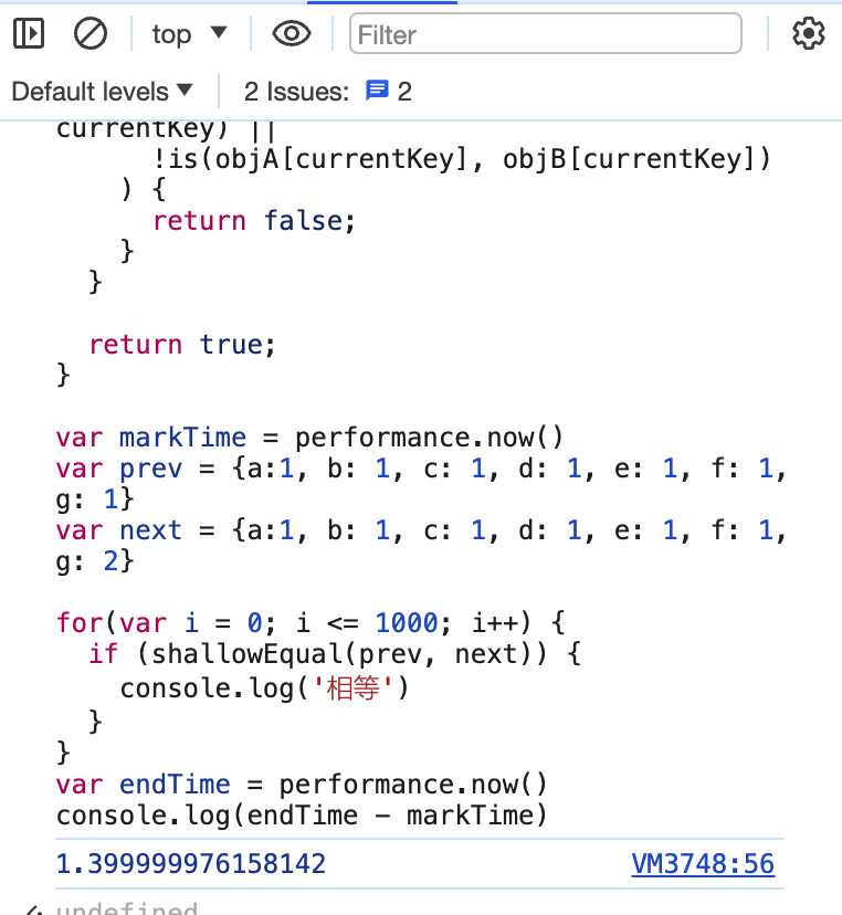 React 中，用到的几种浅比较方式及其比较成本科普