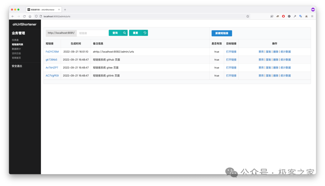 一款开源、强大的企业级短链接服务系统